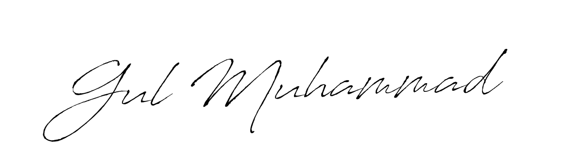 How to make Gul Muhammad name signature. Use Antro_Vectra style for creating short signs online. This is the latest handwritten sign. Gul Muhammad signature style 6 images and pictures png