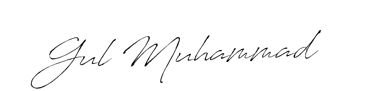 How to make Gul Muhammad name signature. Use Antro_Vectra style for creating short signs online. This is the latest handwritten sign. Gul Muhammad signature style 6 images and pictures png