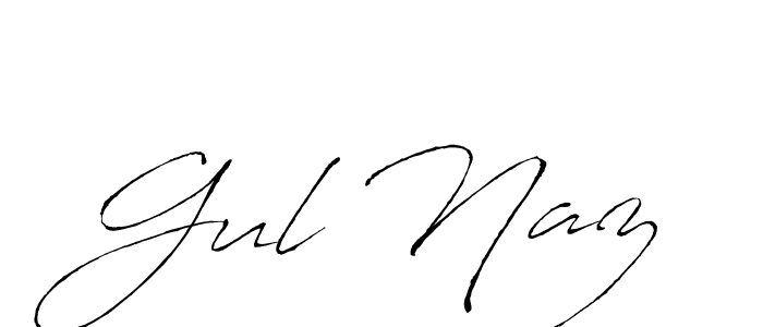 Make a beautiful signature design for name Gul Naz. With this signature (Antro_Vectra) style, you can create a handwritten signature for free. Gul Naz signature style 6 images and pictures png