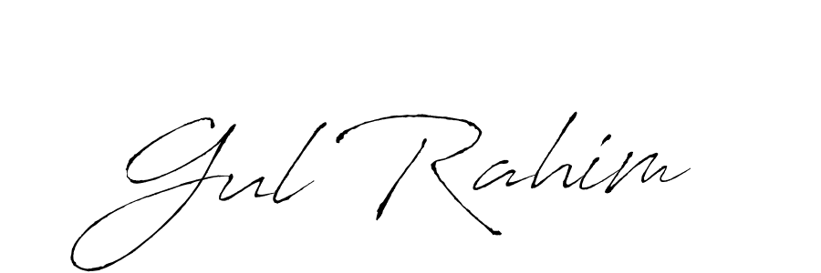 The best way (Antro_Vectra) to make a short signature is to pick only two or three words in your name. The name Gul Rahim include a total of six letters. For converting this name. Gul Rahim signature style 6 images and pictures png