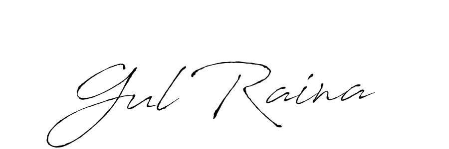 Make a beautiful signature design for name Gul Raina. Use this online signature maker to create a handwritten signature for free. Gul Raina signature style 6 images and pictures png