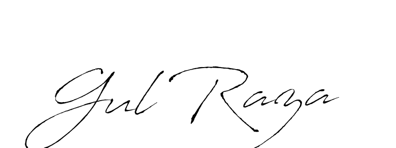 How to make Gul Raza name signature. Use Antro_Vectra style for creating short signs online. This is the latest handwritten sign. Gul Raza signature style 6 images and pictures png