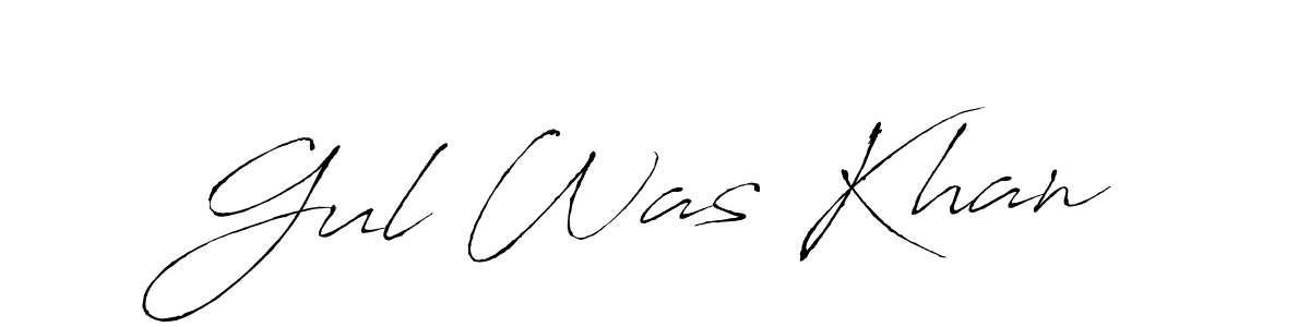 Use a signature maker to create a handwritten signature online. With this signature software, you can design (Antro_Vectra) your own signature for name Gul Was Khan. Gul Was Khan signature style 6 images and pictures png