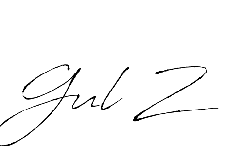 Also You can easily find your signature by using the search form. We will create Gul Z name handwritten signature images for you free of cost using Antro_Vectra sign style. Gul Z signature style 6 images and pictures png