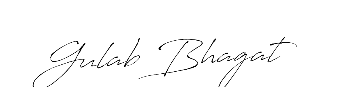 It looks lik you need a new signature style for name Gulab Bhagat. Design unique handwritten (Antro_Vectra) signature with our free signature maker in just a few clicks. Gulab Bhagat signature style 6 images and pictures png