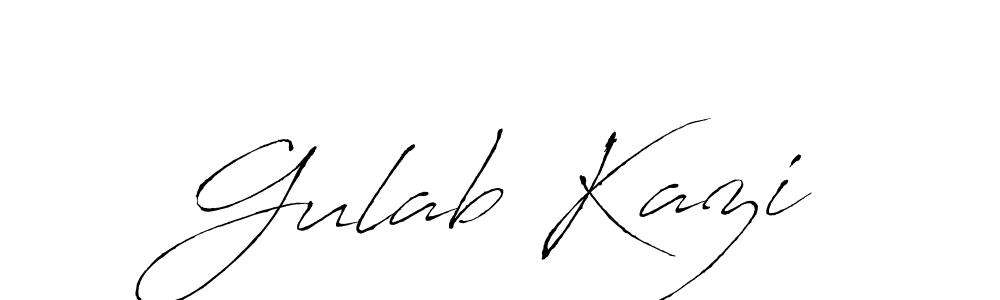 Similarly Antro_Vectra is the best handwritten signature design. Signature creator online .You can use it as an online autograph creator for name Gulab Kazi. Gulab Kazi signature style 6 images and pictures png