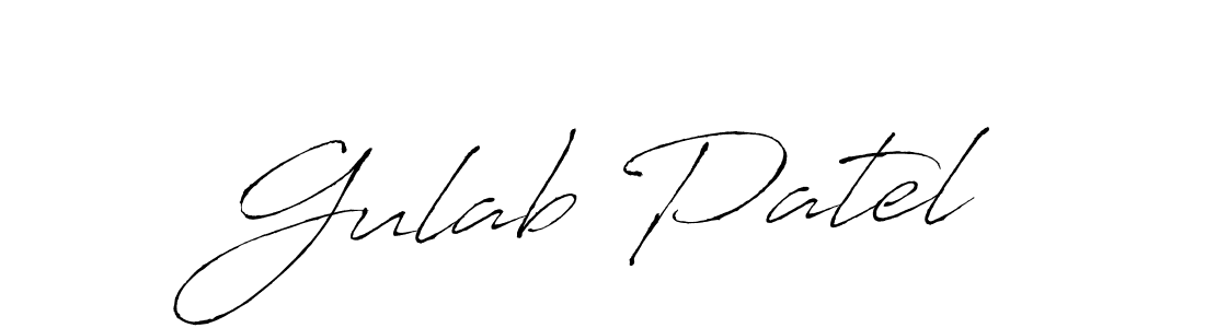 The best way (Antro_Vectra) to make a short signature is to pick only two or three words in your name. The name Gulab Patel include a total of six letters. For converting this name. Gulab Patel signature style 6 images and pictures png