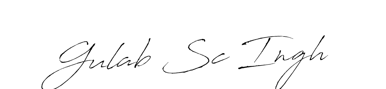 if you are searching for the best signature style for your name Gulab Sc Ingh. so please give up your signature search. here we have designed multiple signature styles  using Antro_Vectra. Gulab Sc Ingh signature style 6 images and pictures png