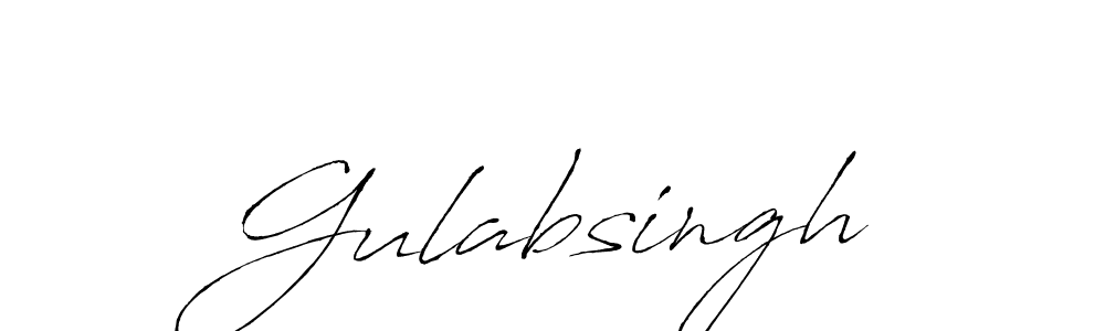 Antro_Vectra is a professional signature style that is perfect for those who want to add a touch of class to their signature. It is also a great choice for those who want to make their signature more unique. Get Gulabsingh name to fancy signature for free. Gulabsingh signature style 6 images and pictures png