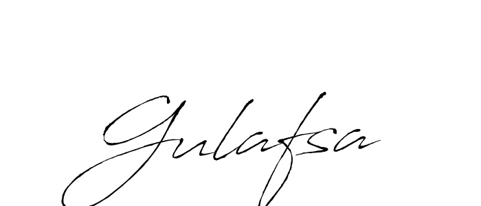 You should practise on your own different ways (Antro_Vectra) to write your name (Gulafsa) in signature. don't let someone else do it for you. Gulafsa signature style 6 images and pictures png