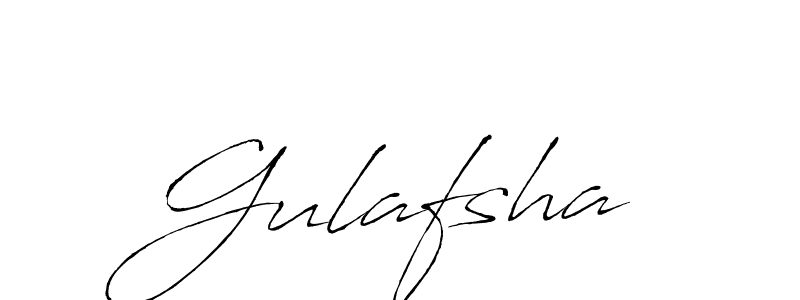 Create a beautiful signature design for name Gulafsha. With this signature (Antro_Vectra) fonts, you can make a handwritten signature for free. Gulafsha signature style 6 images and pictures png