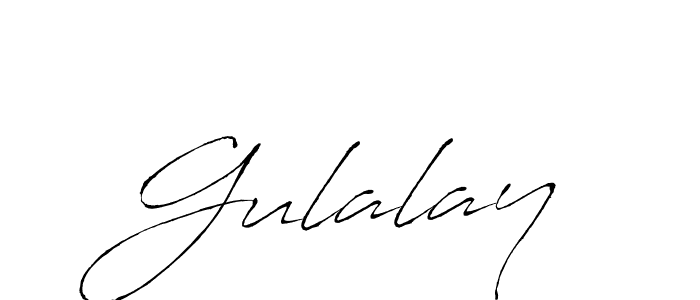 Make a beautiful signature design for name Gulalay. With this signature (Antro_Vectra) style, you can create a handwritten signature for free. Gulalay signature style 6 images and pictures png