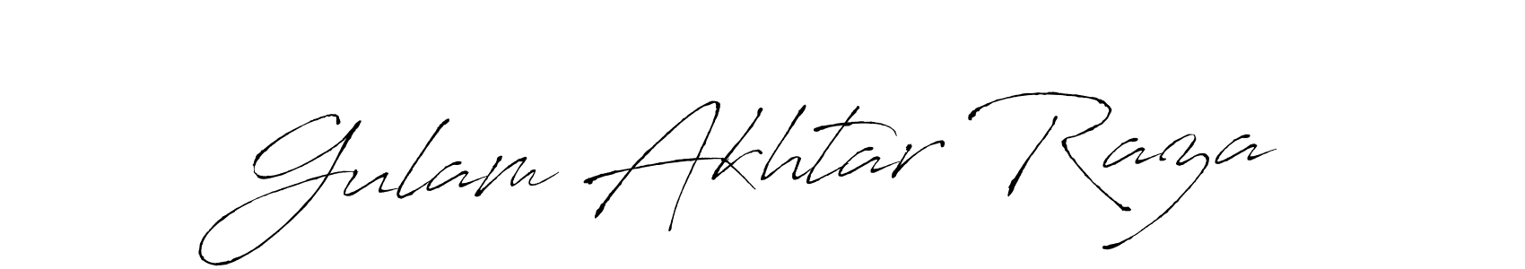 Gulam Akhtar Raza stylish signature style. Best Handwritten Sign (Antro_Vectra) for my name. Handwritten Signature Collection Ideas for my name Gulam Akhtar Raza. Gulam Akhtar Raza signature style 6 images and pictures png