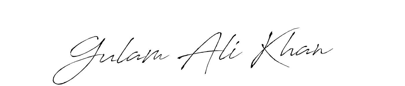 See photos of Gulam Ali Khan official signature by Spectra . Check more albums & portfolios. Read reviews & check more about Antro_Vectra font. Gulam Ali Khan signature style 6 images and pictures png