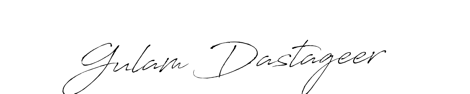 Similarly Antro_Vectra is the best handwritten signature design. Signature creator online .You can use it as an online autograph creator for name Gulam Dastageer. Gulam Dastageer signature style 6 images and pictures png