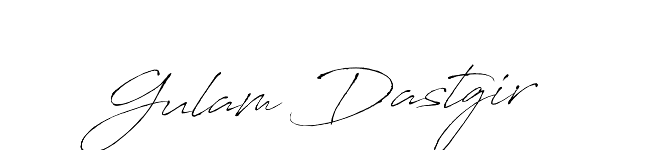 The best way (Antro_Vectra) to make a short signature is to pick only two or three words in your name. The name Gulam Dastgir include a total of six letters. For converting this name. Gulam Dastgir signature style 6 images and pictures png