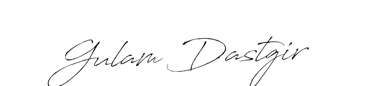 The best way (Antro_Vectra) to make a short signature is to pick only two or three words in your name. The name Gulam Dastgir include a total of six letters. For converting this name. Gulam Dastgir signature style 6 images and pictures png