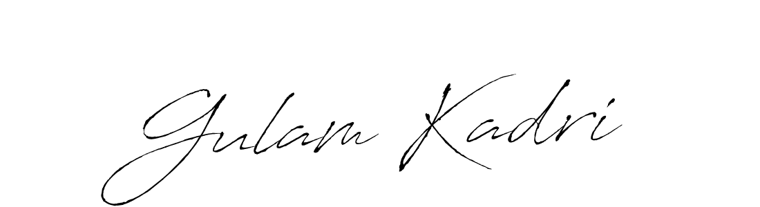 The best way (Antro_Vectra) to make a short signature is to pick only two or three words in your name. The name Gulam Kadri include a total of six letters. For converting this name. Gulam Kadri signature style 6 images and pictures png