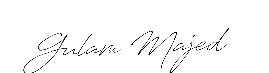 Design your own signature with our free online signature maker. With this signature software, you can create a handwritten (Antro_Vectra) signature for name Gulam Majed. Gulam Majed signature style 6 images and pictures png