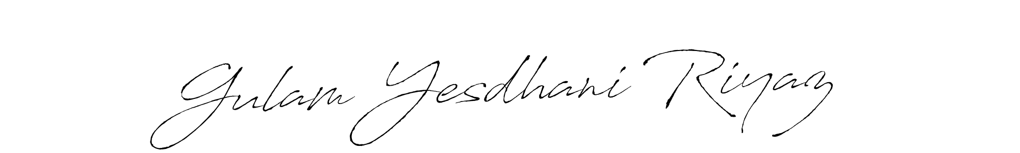 You should practise on your own different ways (Antro_Vectra) to write your name (Gulam Yesdhani Riyaz) in signature. don't let someone else do it for you. Gulam Yesdhani Riyaz signature style 6 images and pictures png