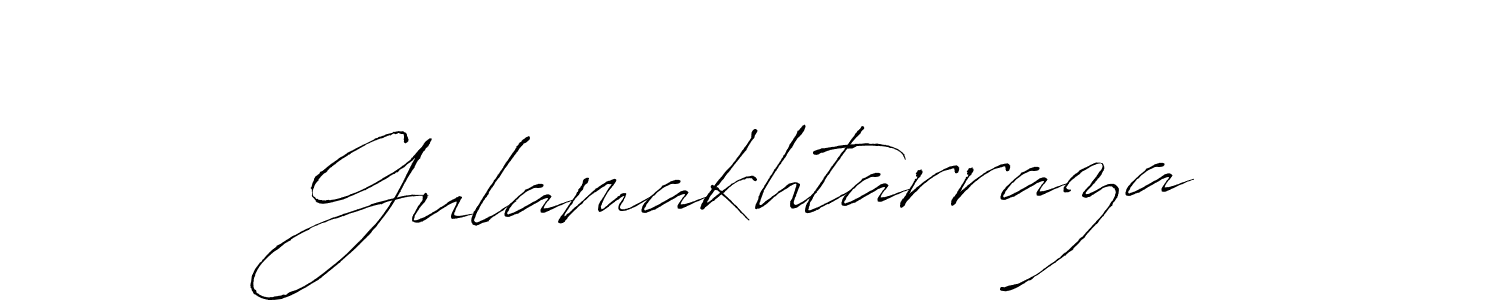 How to make Gulamakhtarraza name signature. Use Antro_Vectra style for creating short signs online. This is the latest handwritten sign. Gulamakhtarraza signature style 6 images and pictures png