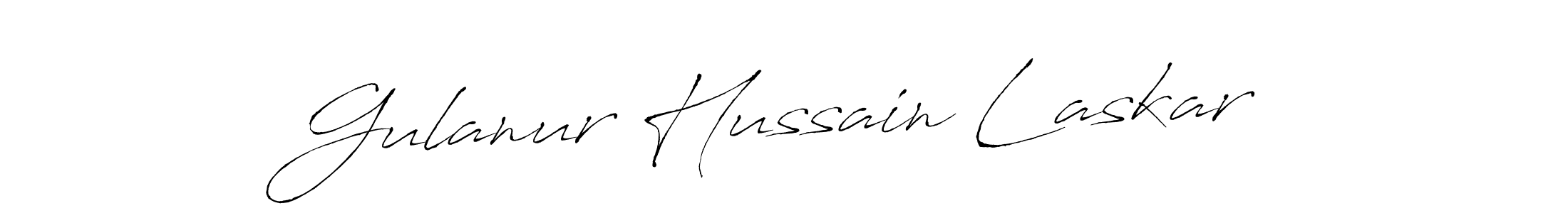 Make a beautiful signature design for name Gulanur Hussain Laskar. Use this online signature maker to create a handwritten signature for free. Gulanur Hussain Laskar signature style 6 images and pictures png