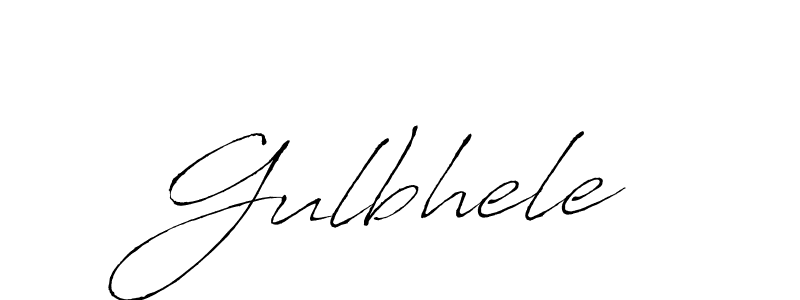 How to make Gulbhele signature? Antro_Vectra is a professional autograph style. Create handwritten signature for Gulbhele name. Gulbhele signature style 6 images and pictures png