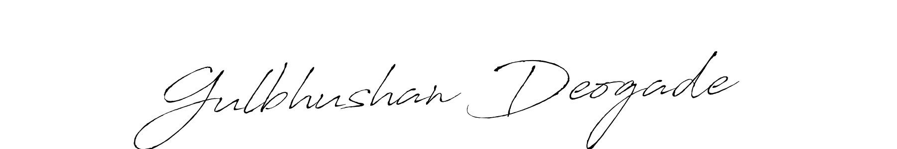 Also we have Gulbhushan Deogade name is the best signature style. Create professional handwritten signature collection using Antro_Vectra autograph style. Gulbhushan Deogade signature style 6 images and pictures png