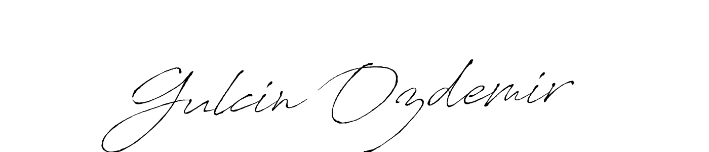 The best way (Antro_Vectra) to make a short signature is to pick only two or three words in your name. The name Gulcin Ozdemir include a total of six letters. For converting this name. Gulcin Ozdemir signature style 6 images and pictures png