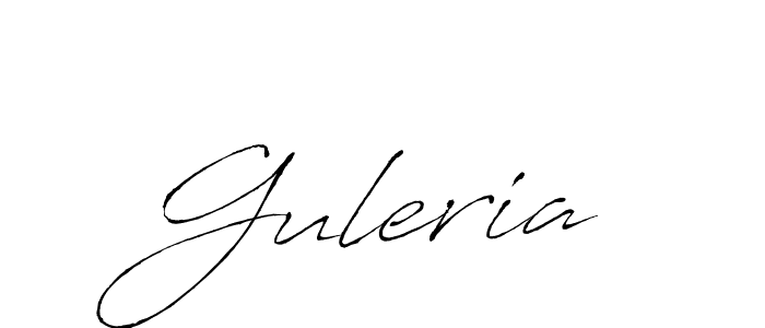 Use a signature maker to create a handwritten signature online. With this signature software, you can design (Antro_Vectra) your own signature for name Guleria. Guleria signature style 6 images and pictures png