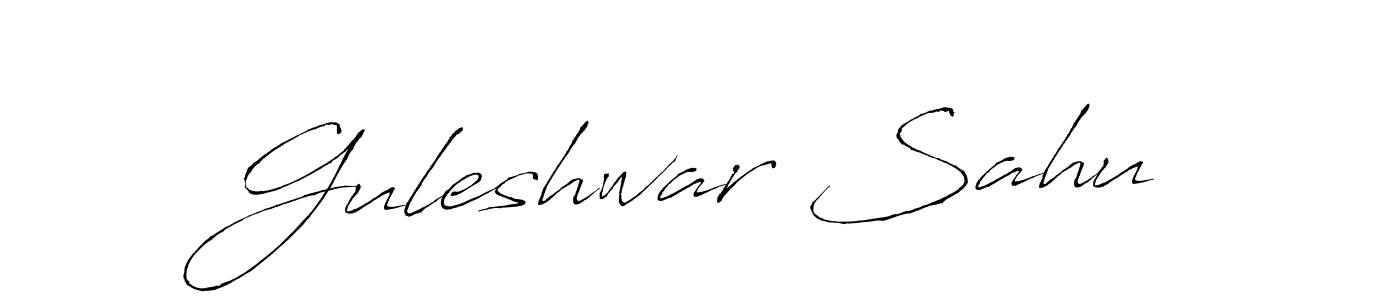 Also we have Guleshwar Sahu name is the best signature style. Create professional handwritten signature collection using Antro_Vectra autograph style. Guleshwar Sahu signature style 6 images and pictures png