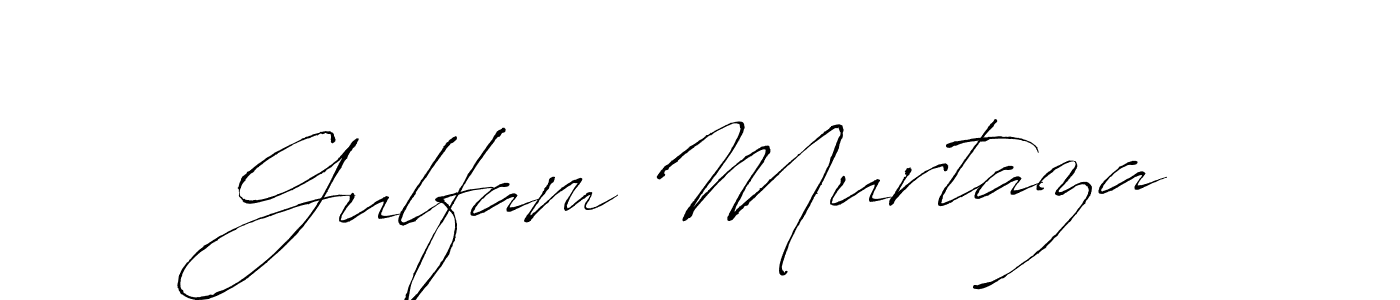 Antro_Vectra is a professional signature style that is perfect for those who want to add a touch of class to their signature. It is also a great choice for those who want to make their signature more unique. Get Gulfam Murtaza name to fancy signature for free. Gulfam Murtaza signature style 6 images and pictures png