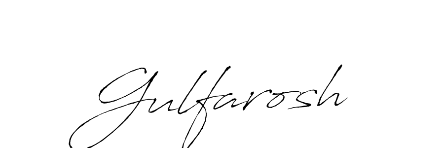 How to make Gulfarosh name signature. Use Antro_Vectra style for creating short signs online. This is the latest handwritten sign. Gulfarosh signature style 6 images and pictures png