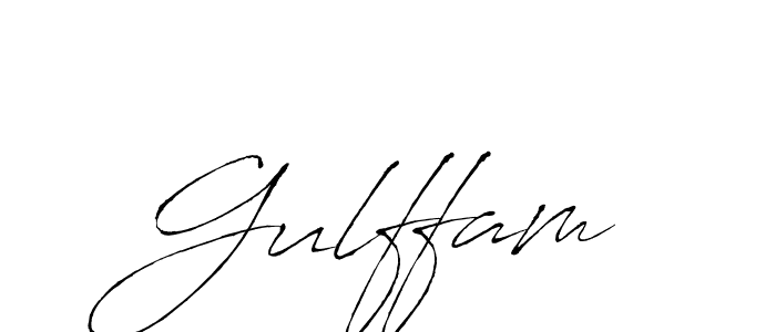 How to make Gulffam name signature. Use Antro_Vectra style for creating short signs online. This is the latest handwritten sign. Gulffam signature style 6 images and pictures png