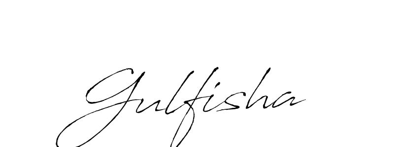 You should practise on your own different ways (Antro_Vectra) to write your name (Gulfisha) in signature. don't let someone else do it for you. Gulfisha signature style 6 images and pictures png