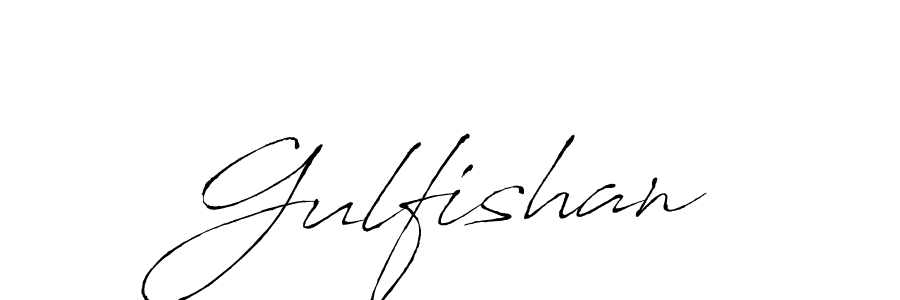 Gulfishan stylish signature style. Best Handwritten Sign (Antro_Vectra) for my name. Handwritten Signature Collection Ideas for my name Gulfishan. Gulfishan signature style 6 images and pictures png