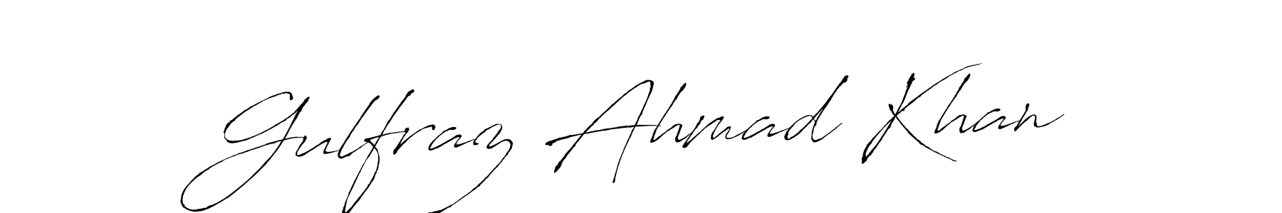 Use a signature maker to create a handwritten signature online. With this signature software, you can design (Antro_Vectra) your own signature for name Gulfraz Ahmad Khan. Gulfraz Ahmad Khan signature style 6 images and pictures png