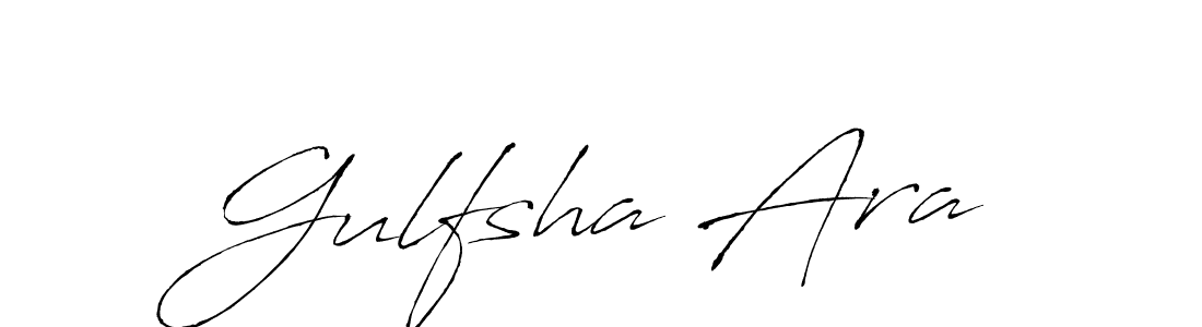 Once you've used our free online signature maker to create your best signature Antro_Vectra style, it's time to enjoy all of the benefits that Gulfsha Ara name signing documents. Gulfsha Ara signature style 6 images and pictures png