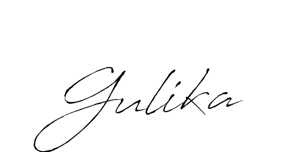 How to make Gulika name signature. Use Antro_Vectra style for creating short signs online. This is the latest handwritten sign. Gulika signature style 6 images and pictures png