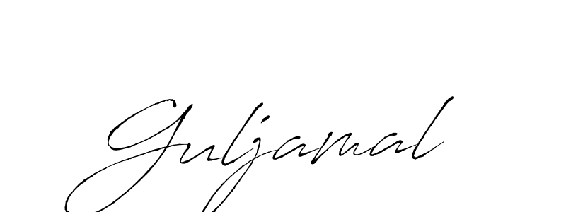 You should practise on your own different ways (Antro_Vectra) to write your name (Guljamal) in signature. don't let someone else do it for you. Guljamal signature style 6 images and pictures png