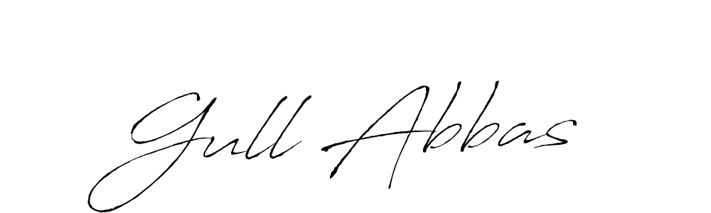 Antro_Vectra is a professional signature style that is perfect for those who want to add a touch of class to their signature. It is also a great choice for those who want to make their signature more unique. Get Gull Abbas name to fancy signature for free. Gull Abbas signature style 6 images and pictures png
