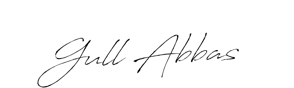 Antro_Vectra is a professional signature style that is perfect for those who want to add a touch of class to their signature. It is also a great choice for those who want to make their signature more unique. Get Gull Abbas name to fancy signature for free. Gull Abbas signature style 6 images and pictures png