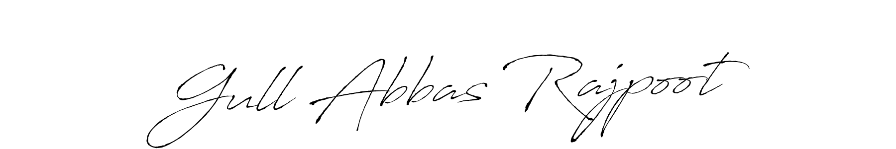 Similarly Antro_Vectra is the best handwritten signature design. Signature creator online .You can use it as an online autograph creator for name Gull Abbas Rajpoot. Gull Abbas Rajpoot signature style 6 images and pictures png