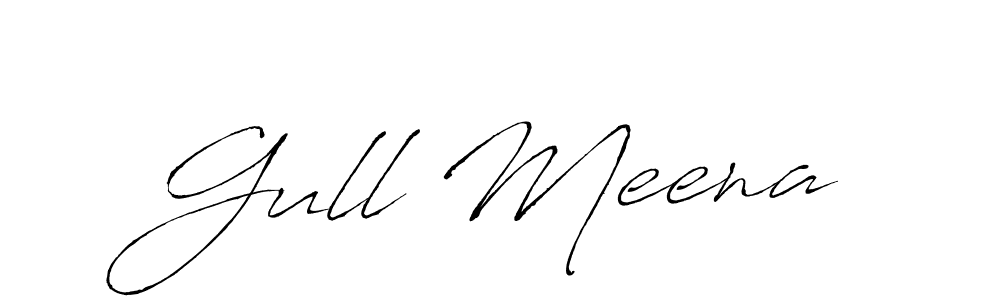 The best way (Antro_Vectra) to make a short signature is to pick only two or three words in your name. The name Gull Meena include a total of six letters. For converting this name. Gull Meena signature style 6 images and pictures png