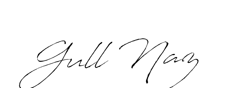 How to make Gull Naz name signature. Use Antro_Vectra style for creating short signs online. This is the latest handwritten sign. Gull Naz signature style 6 images and pictures png