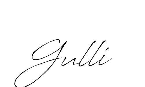 Create a beautiful signature design for name Gulli. With this signature (Antro_Vectra) fonts, you can make a handwritten signature for free. Gulli signature style 6 images and pictures png