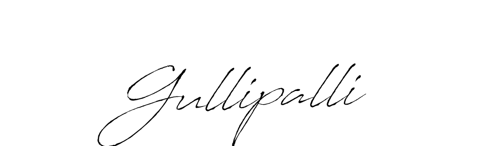 How to make Gullipalli name signature. Use Antro_Vectra style for creating short signs online. This is the latest handwritten sign. Gullipalli signature style 6 images and pictures png