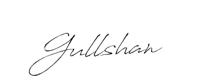 Make a beautiful signature design for name Gullshan. With this signature (Antro_Vectra) style, you can create a handwritten signature for free. Gullshan signature style 6 images and pictures png