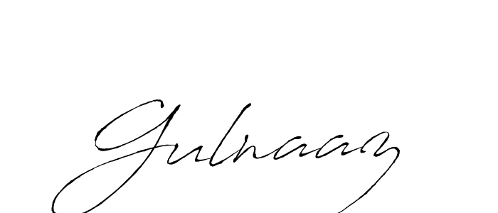 Use a signature maker to create a handwritten signature online. With this signature software, you can design (Antro_Vectra) your own signature for name Gulnaaz. Gulnaaz signature style 6 images and pictures png