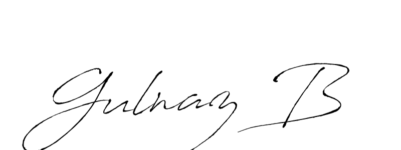 Design your own signature with our free online signature maker. With this signature software, you can create a handwritten (Antro_Vectra) signature for name Gulnaz B. Gulnaz B signature style 6 images and pictures png